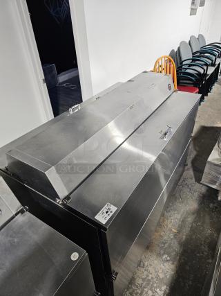 True TMC-58-S-DS 58 1/4" 2 Sided Milk Cooler with Stainless Steel Exterior and Aluminum Interior