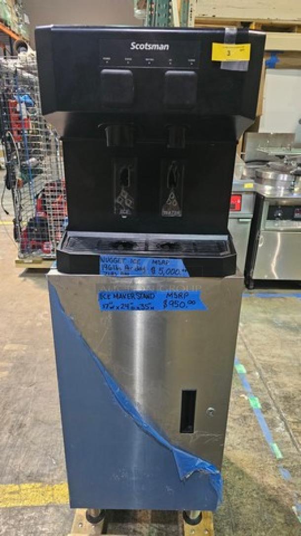 Scotsman Ice Machine w/ Ice Maker Stand. NEW OUT OF BOX! SONIC ICE NUGGET ICE - Image 1 of 5