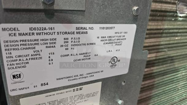 Manitowoc Ice Machine (No Bin). - Image 2 of 4