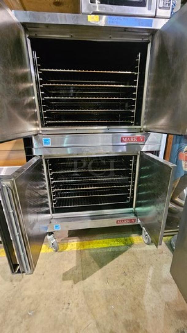 Blodgett Electric Double Deck Full Size Convection Ovens Mark V 111. - Image 1 of 9