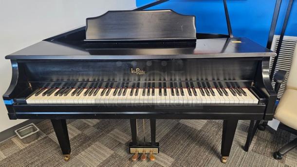 Black Polish La Petite Kimball Grand Piano! - Image 1 of 6