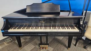 Black Polish La Petite Kimball Grand Piano!