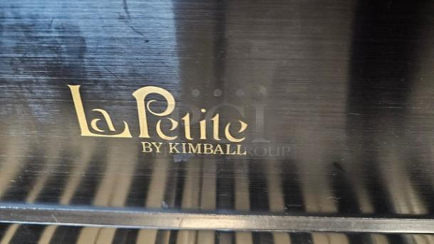Black Polish La Petite Kimball Grand Piano! - Image 4 of 6