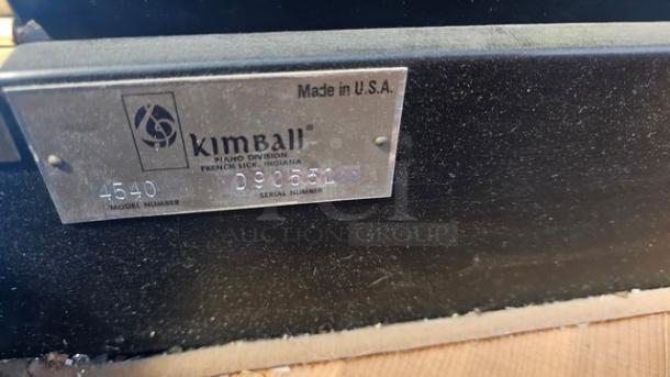 Black Polish La Petite Kimball Grand Piano! - Image 6 of 6