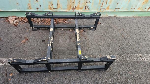 53-60 Gallon 2 Barrel Steel Rack - Image 2 of 3