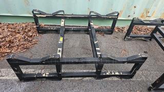 53-60 Gallon 2 Barrel Steel Rack