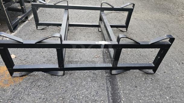 53-60 Gallon 2 Barrel Steel Rack - Image 3 of 3