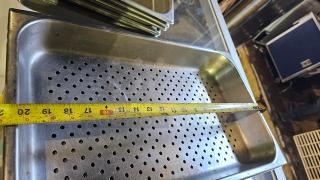 Lot of 5 Stainless Steel Food Pans (5xBid)