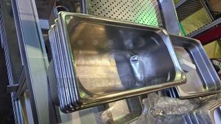 Lot of 5 Stainless Steel Food Pans (5xBid)