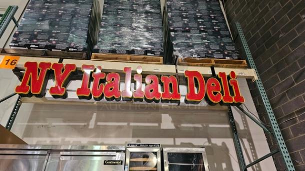 N.Y Deli Sign - Image 4 of 7