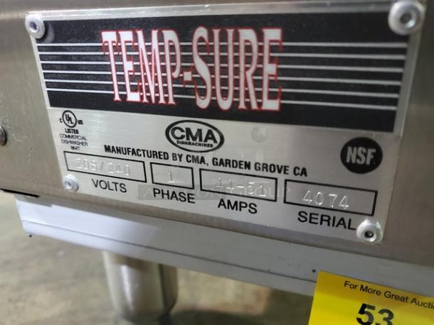 CMA Dishmachines Temp-Sure, 12,000 Watt Electric Booster Heater For Dump And Fill Style Dishwashers - Image 2 of 7