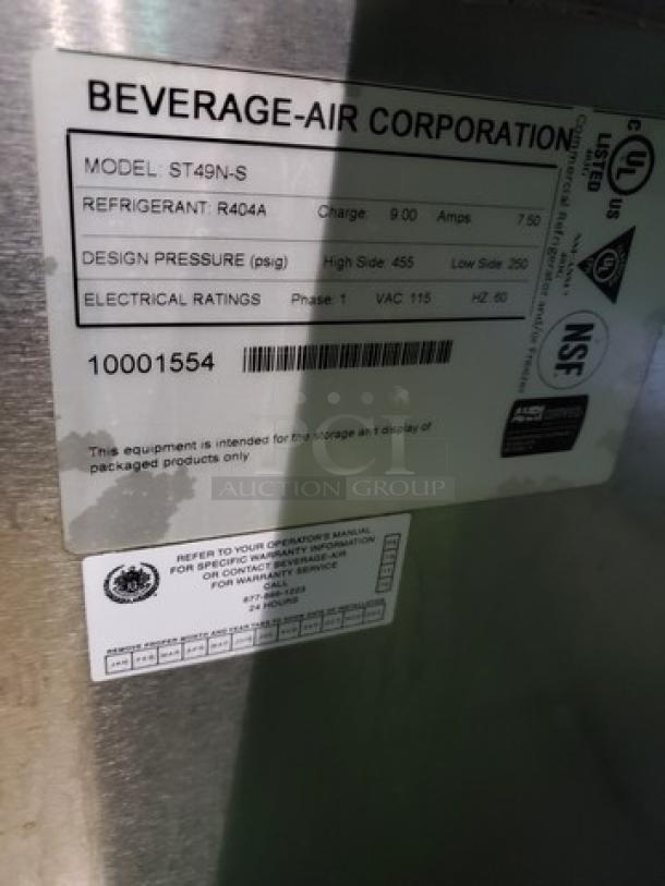 Beverage Air ST49N-S Stainless Steel Normal Temp Milk Cooler. - Image 5 of 9