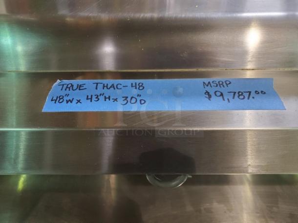 True Horizontal Air Curtain Refrigerated Merchandiser. COOLING FANS NEED TO BE REPLACED - Image 2 of 7