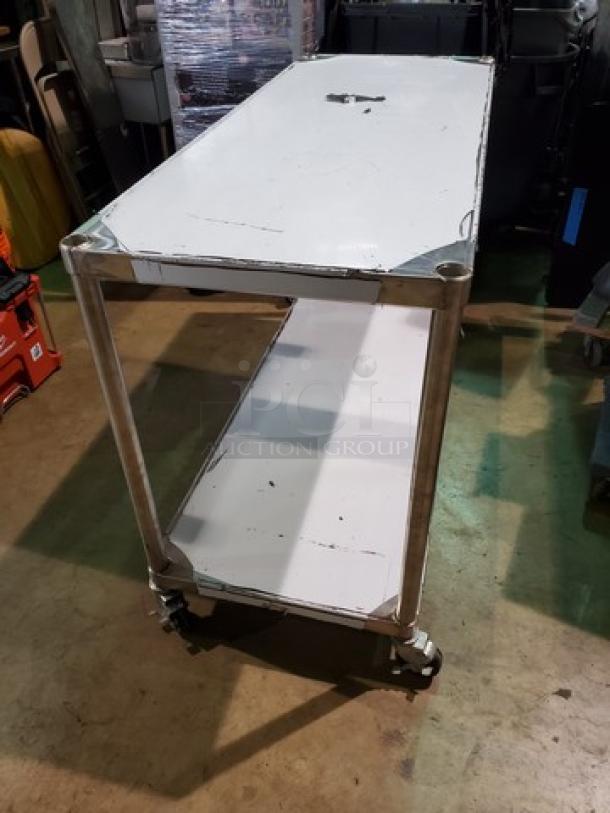 Mobile Stainless Steel Cart/ Work Table. - Image 4 of 6