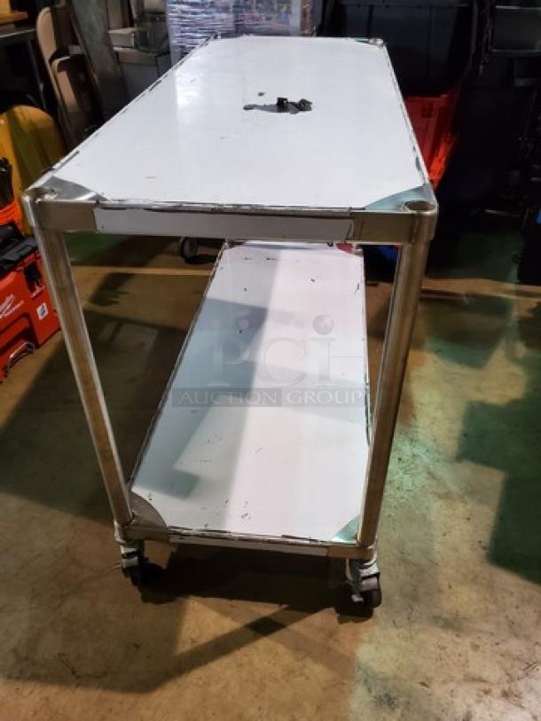 Mobile Stainless Steel Cart/ Work Table. - Image 5 of 6