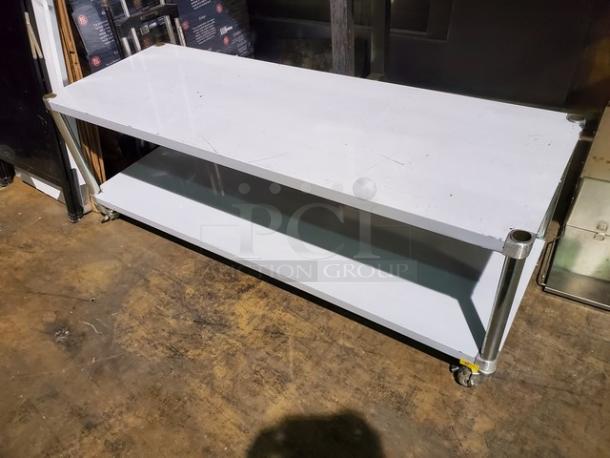 Mobile Stainless Steel Cart/ Work Table. - Image 1 of 4