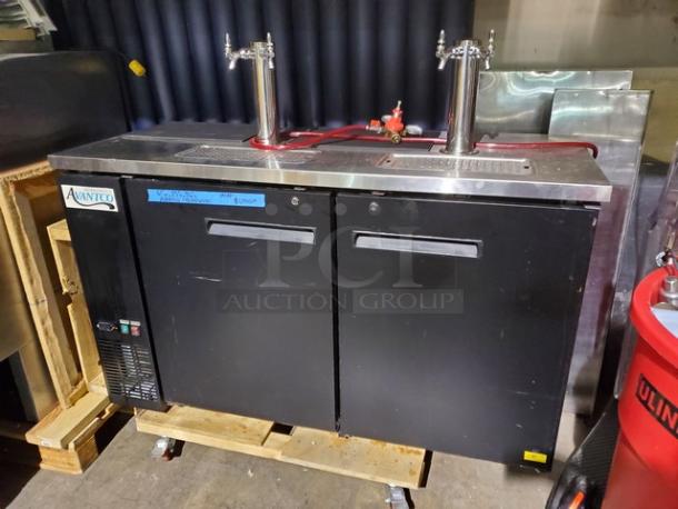 Avantco 178UDD60HC Double Tap Kegerator. - Image 1 of 8