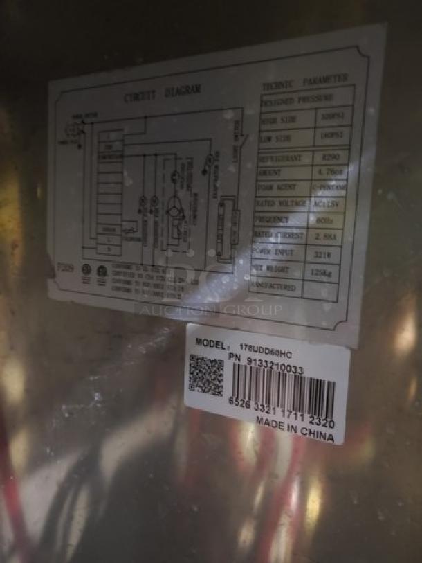 Avantco 178UDD60HC Double Tap Kegerator. - Image 8 of 8