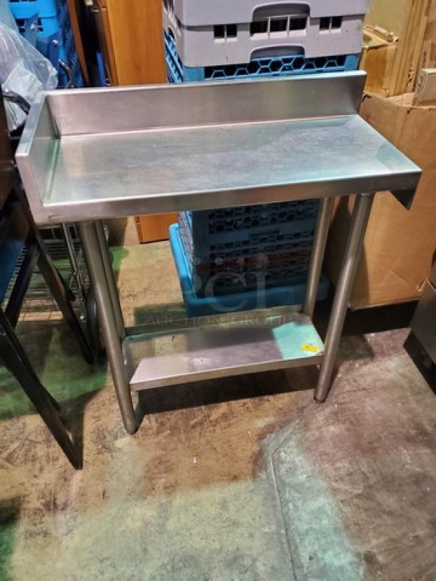 Custom Left Side Stainless Steel Table - Image 1 of 3