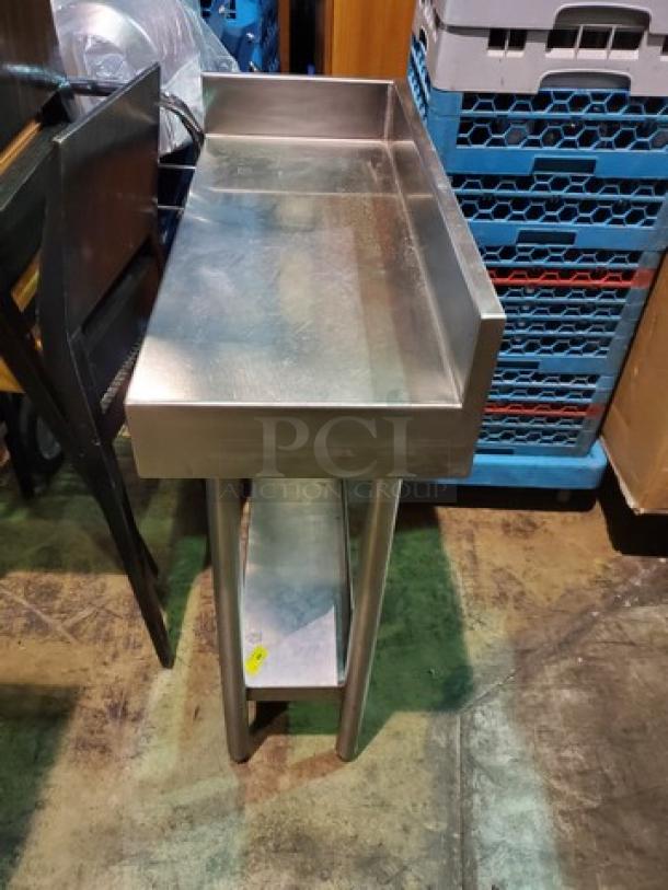 Custom Left Side Stainless Steel Table - Image 2 of 3