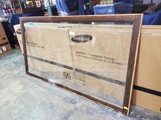 Framed Glass. *Contents behind glass not included*