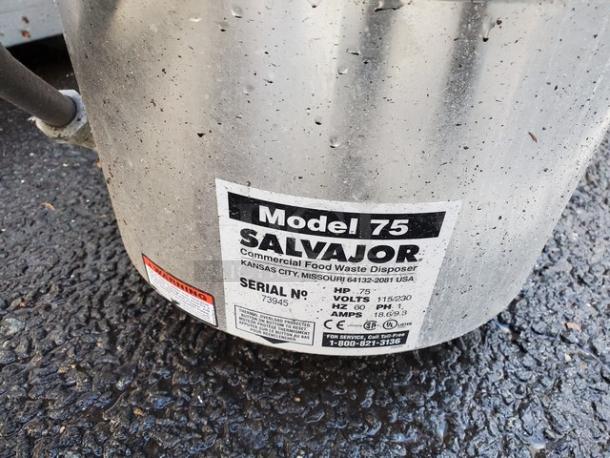 Salvajor 75 3/4 HP Disposer-Basic Unit Only - Image 2 of 3