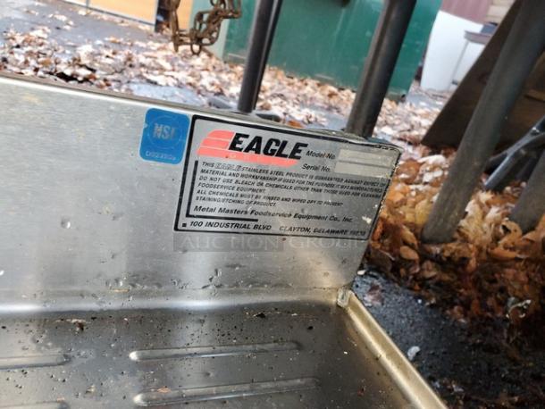 Eagle Stainless Steel 3 Compartment Sink. *Legs available* - Image 2 of 2