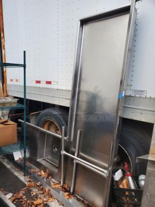 Stainless Steel L Table