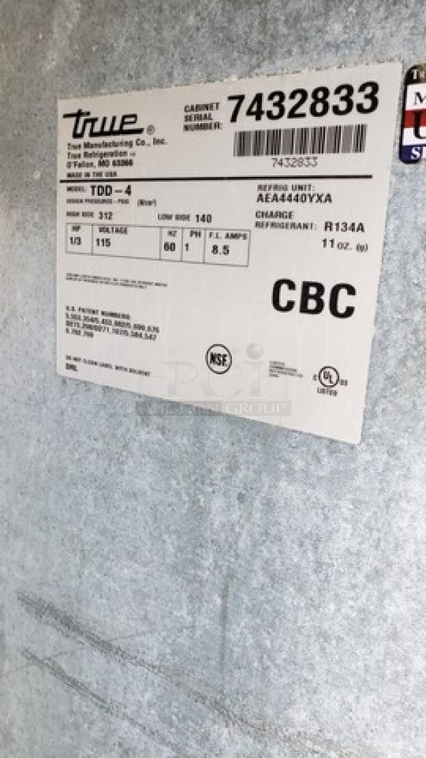 True TDD-4 2 Single Tap Kegerator Beer Dispenser - Image 5 of 9