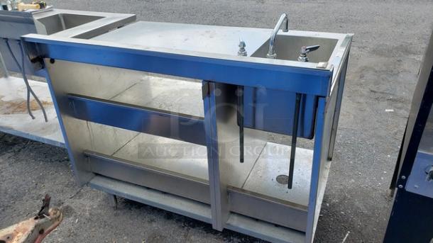 Delfield Custom Made Open Shelf Utility Cabinet - Image 3 of 3