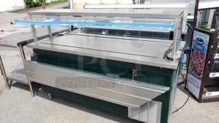 Delfield Custom Frost Top Serving Counter w/ Open Understorage