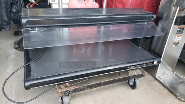 Hatco GR2BW-42 42" Glo-Ray Black Designer Buffet Warmer - Image 1 of 5