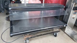 Hatco GR2BW-42 42" Glo-Ray Black Designer Buffet Warmer