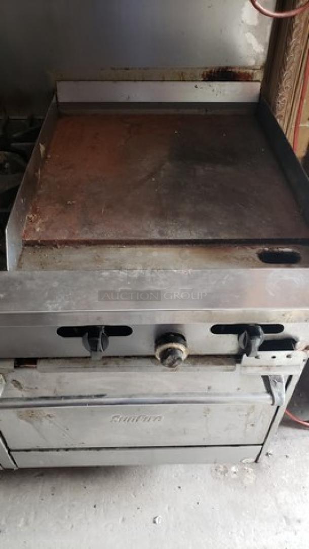 Garland SunFire Series Natural Gas 6 Burner Gas Range with 24" Griddle and Two Standard Ovens - Image 3 of 6