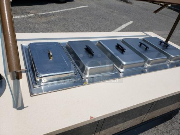 Corsair Display Systems Custom Buffet Cart - Image 2 of 11