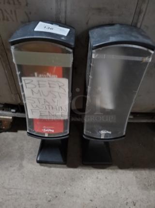 Lot of 2 EasyNap Napkin Dispensers (2xBid)
