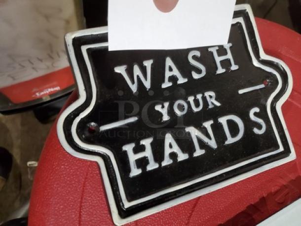 "Wash Your Hands" Sign - Image 2 of 2