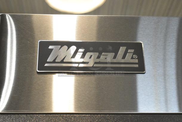BRAND NEW SCRATCH AND DENT! 2024 Migali C-1R-HC Stainless Steel Commercial Single Door Reach In Cooler w/ Poly Coated Racks. 115 Volts, 1 Phase. Serial C-1R-HC240325C008. Tested and Working! - Image 3 of 5
