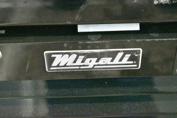 BRAND NEW SCRATCH AND DENT! 2023 Migali C-10RM-HC Metal Commercial Single Door Reach In Cooler Merchandiser w/ Poly Coated Racks. 115 Volts, 1 Phase. Serial C-10RM-HC003230811092C0001. Tested and Working! - Image 3 of 6