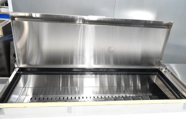 BRAND NEW SCRATCH AND DENT! 2024 Migali C-PP44-D-HC Stainless Steel Commercial Pizza Prep Table w/ 4 Drawers on Commercial Casters. 115 Volts, 1 Phase. Serial C-PP67-HCT03230814092T0036. Tested and Working! - Image 5 of 14