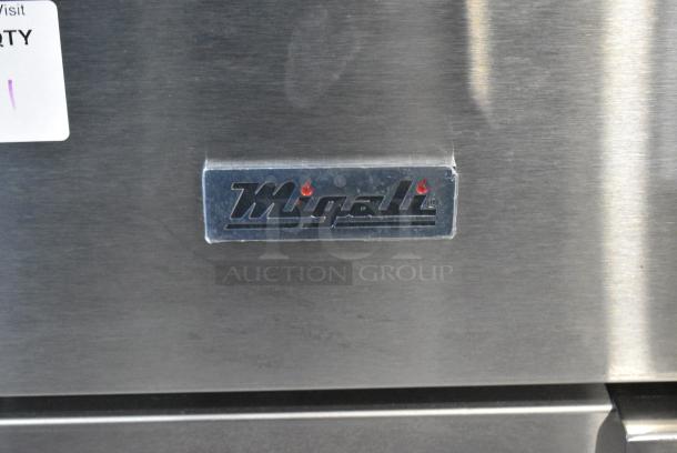 BRAND NEW SCRATCH AND DENT! 2024 Migali C-F75-LP Stainless Steel Commercial Propane Gas Powered 75 Pound Capacity Deep Fat Fryer w/ 2 Metal Fry Baskets. 150,000 BTU. Serial C-F75-LP2404020005. - Image 3 of 12