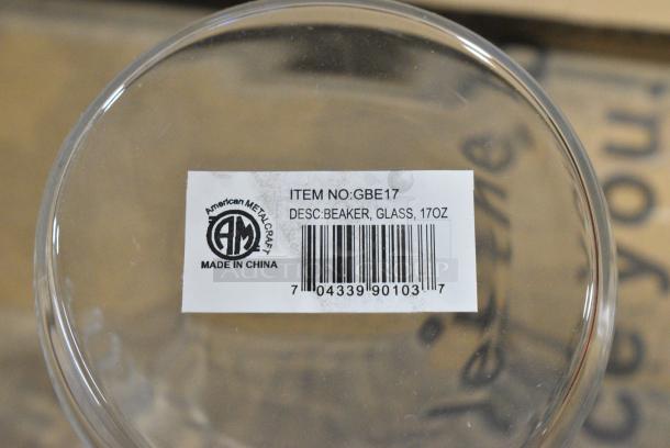 4 BRAND NEW SCRATCH AND DENT! GBE17 American Metalcraft GBE17 Chemistry Collection 17 oz. (500 mL) Beaker Glass. 4 Times Your Bid! - Image 4 of 5