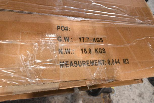 BRAND NEW SCRATCH AND DENT! Box of 12 Bakers Mark 176BUNFULL18 Full Size 18 Gauge 18" x 26" Wire in Rim Aluminum Bun Pan / Sheet Pan - Image 5 of 6