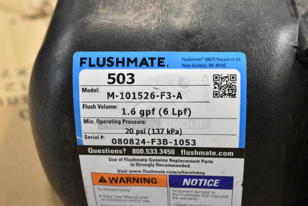 BRAND NEW SCRATCH AND DENT! 41AM411152641F3BK Flushmate M-101526-F3BK 503 Series 1.6 GPF Replacement System with Handle Kit and 3-in-1 Wrench - Image 9 of 10