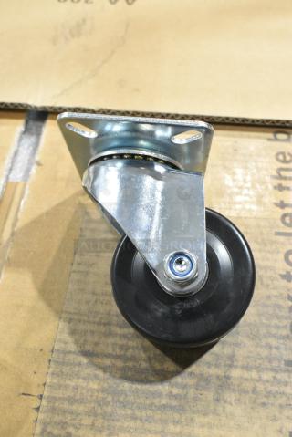 BRAND NEW SCRATCH AND DENT! Lot of 4 Commercial Casters; Two 17811532, 17814451, 178CASTRBOLT