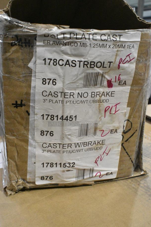 BRAND NEW SCRATCH AND DENT! Lot of 4 Commercial Casters; Two 17811532, 17814451, 178CASTRBOLT - Image 6 of 6