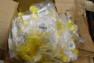 BRAND NEW SCRATCH AND DENT! Box of 8573MV San Jamar 8573MV Yellow Medium Viscosity Valve for EZ-KLEEN® Sauce Bottles
