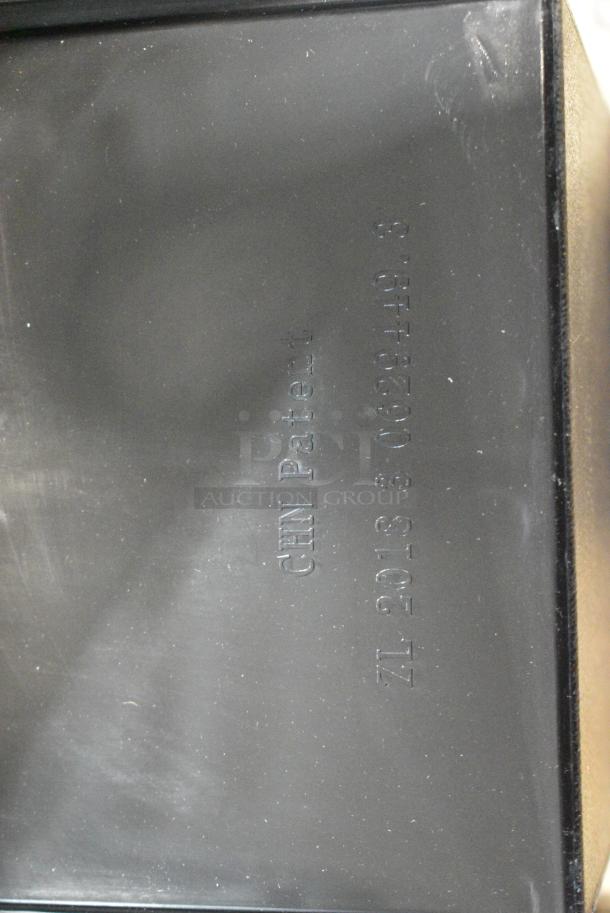 BRAND NEW SCRATCH AND DENT! Black Poly Multi Compartment Bin - Image 5 of 5