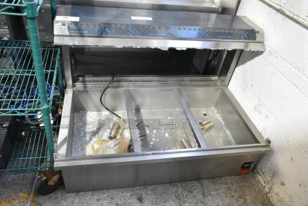 BRAND NEW SCRATCH AND DENT! Vollrath Cayenne 40732 Stainless Steel Portable Bain Marie Hot Display Case. See Pictures for Broken Glass. 120 Volts, 1 Phase. - Image 5 of 6