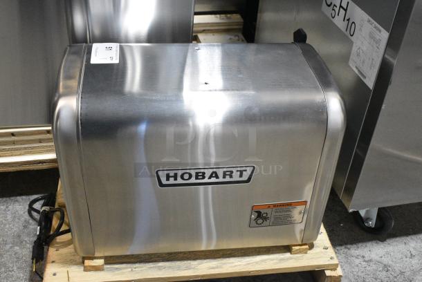 BRAND NEW SCRATCH AND DENT! Hobart 4812 Stainless Steel Commercial Countertop #12 Meat Grinder / Chopper Base. 120 Volts, 1 Phase. Tested and Working! - Image 3 of 8